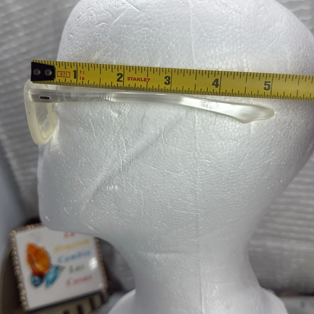 (Z6) FRAME FRANCE, vintage pearly white glasses for girls
